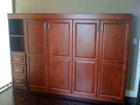 Solid Wood Side-Tilt Wall-Bed
